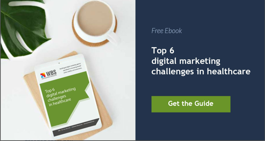 Top digital marketing challenges - Healthcare 